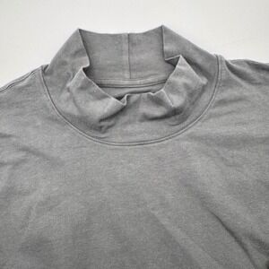 Eddie Bauer Mens XL Active Travex Freedry Cotton Mock Neck Long Sleeve Shirt New